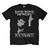 David Bowie - Heroes Earls Court Mens Tshirt - Black Product image